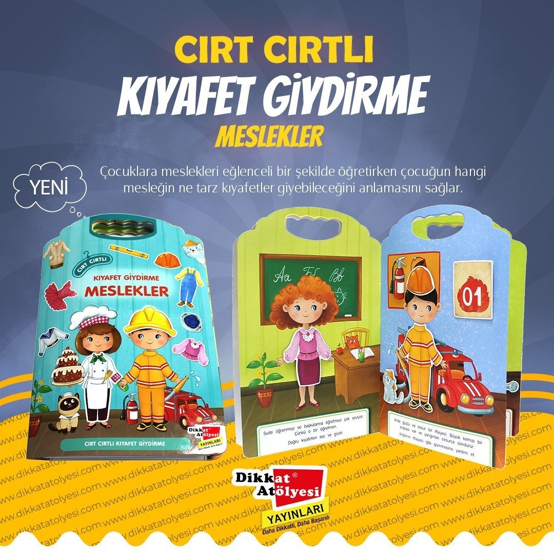 Cırt Cırtlı Kıyafet Giydirme - Meslekler