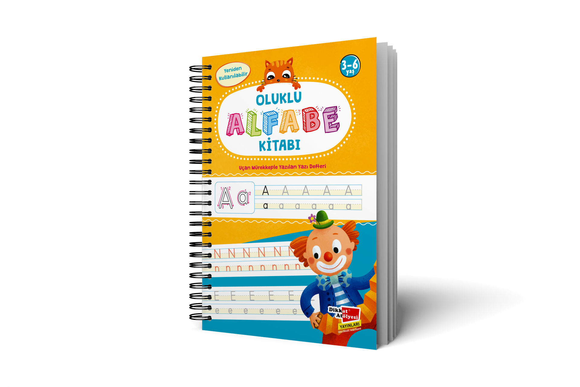 Sihirli Kalemli Oluklu Alfabe Kitabı