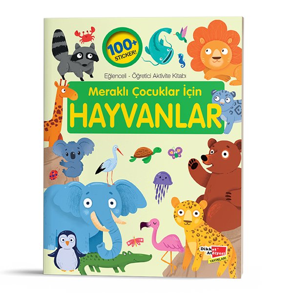 Eğlenceli-Öğretici Aktivite Kitabı - Meraklı Çocuklar İçin Hayvanlar