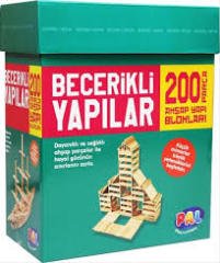 Becerikli Yapılar 200 Parça Ahşap Yapı Blokları