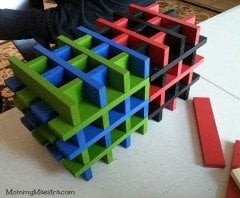 Keva Colors Renkli Ahşap Blok Oyunu