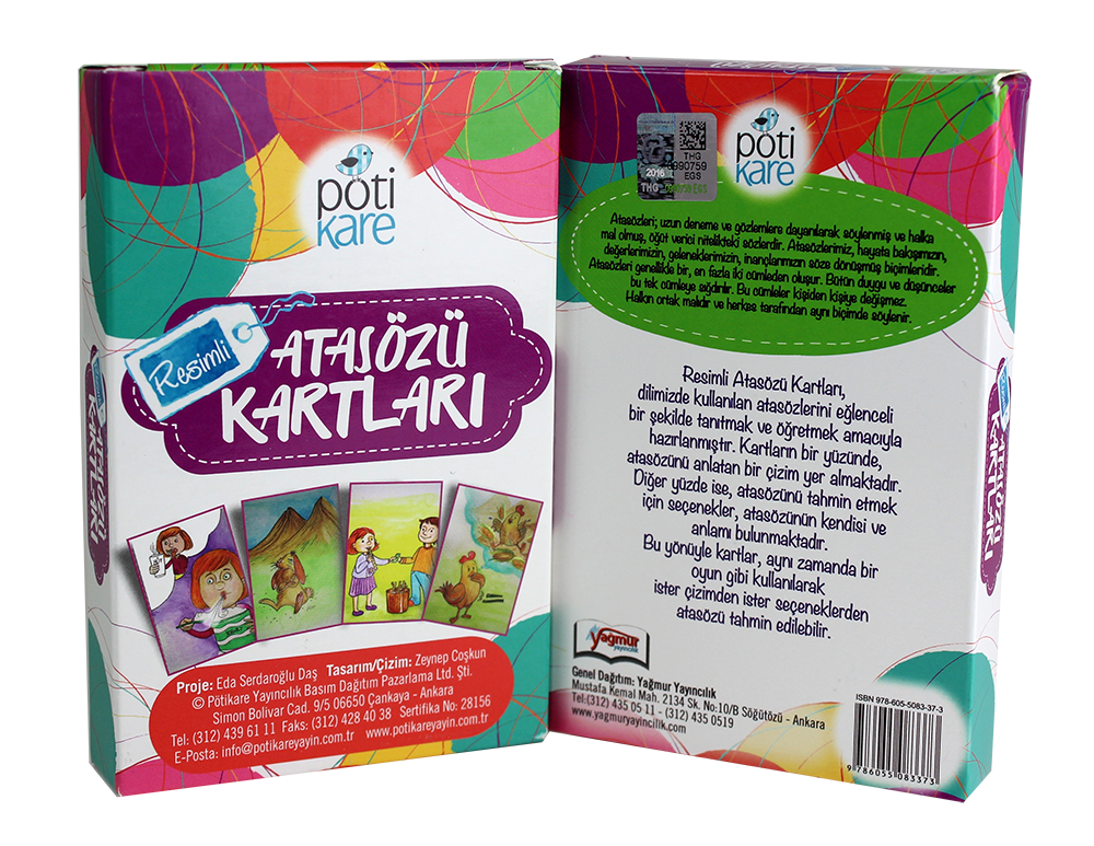 Resimli Atasözü Kartları