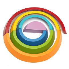 Ahşap Montessori Gökkuşağı Eğitim Seti