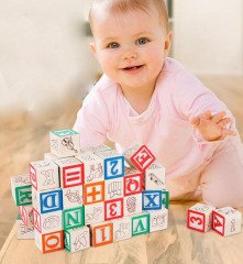 Ahşap ABC Blokları 48 Parça