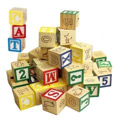 Ahşap ABC Blokları 48 Parça