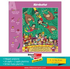 Sticker Eğlenceli Etkinliklerle Hikayeli Bulmaca 5'li Set