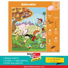 Sticker Eğlenceli Etkinliklerle Hikayeli Bulmaca 5'li Set