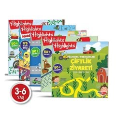 Sticker Eğlenceli Etkinliklerle Hikayeli Bulmaca 5'li Set