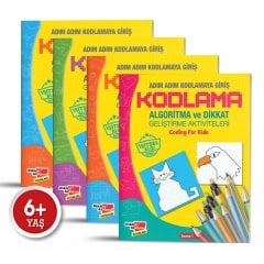 Algoritma Temelli Adım Adım Kodlama 4'lü Set