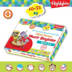 Yeni Müfredat Okul Öncesi Mucit Beyinler Eğitim Seti 60-72 Ay