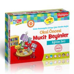 Yeni Müfredat Okul Öncesi Mucit Beyinler Eğitim Seti 60-72 Ay