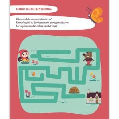 2-4 Yaş Yaz-Sil Etkinlik Kitabı Seti (Eğlenceli Labirentler, Mantıksal Düşünme Becerileri ve Dikkat, Eğitici Çizgiler)