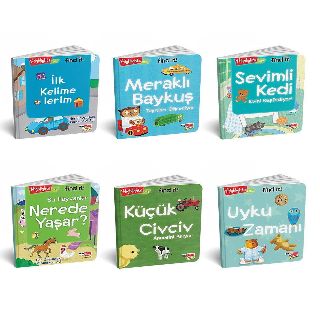 0-3 Yaş Find İt! 6'lı Hikaye Kitap Seti
