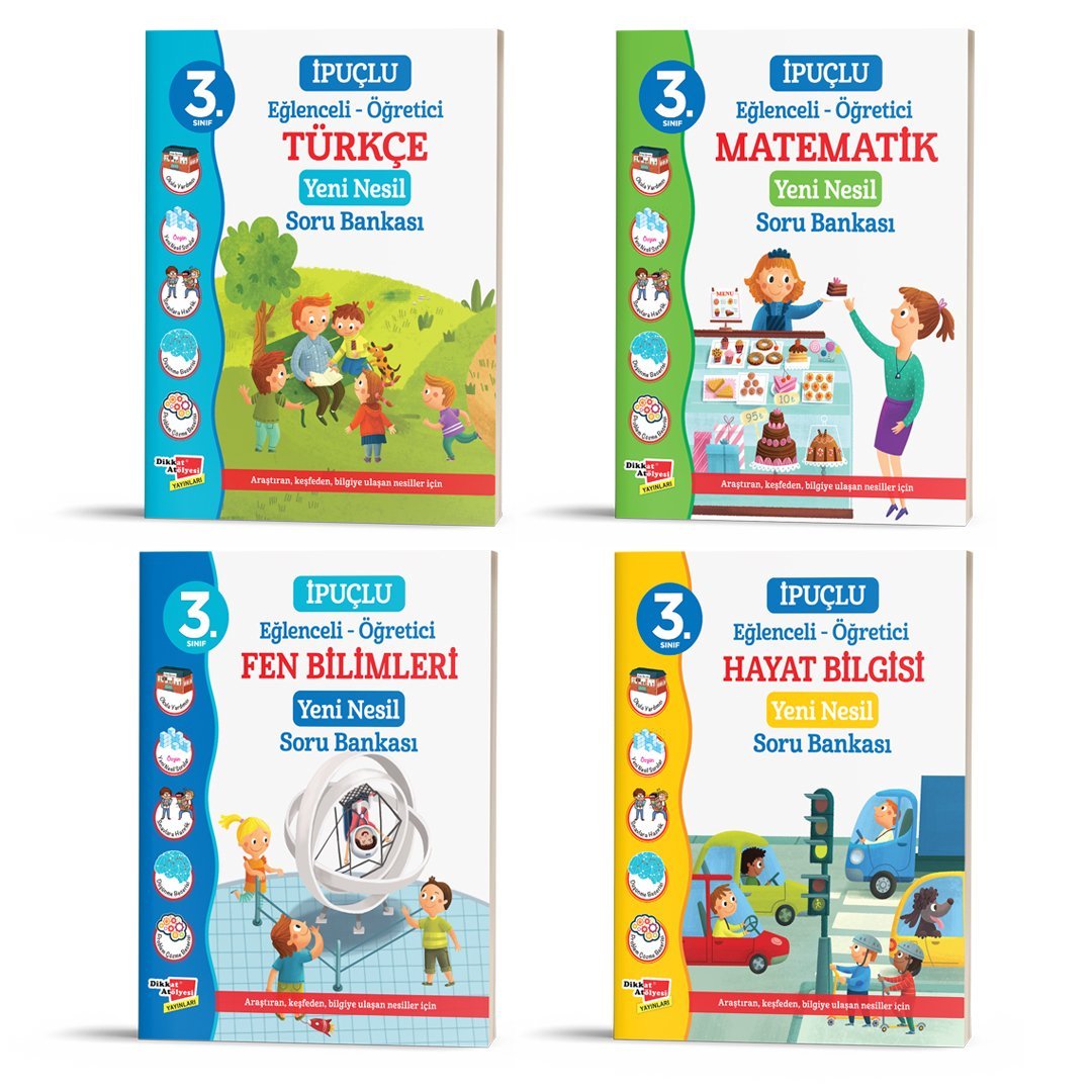 3. Sınıf İpuçlu Yeni Nesil Soru Bankası Seti