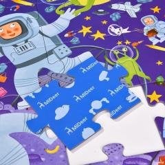 Mideer Detective In Space Puzzle -Uzayda Dedektif-Büyüteçli Arama Oyunu