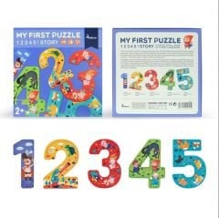 Mideer My First Puzzle 12345 16 Parça Sayılar İlk Puzzle Etkinliğim