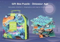Mideer Dinosaur Age Puzzle- 104 Parça Dinozor Yaş Bulmacası