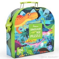 Mideer Dinosaur Age Puzzle- 104 Parça Dinozor Yaş Bulmacası