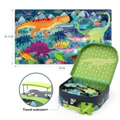 Mideer Dinosaur Age Puzzle- 104 Parça Dinozor Yaş Bulmacası