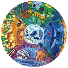 Mideer Animals Around The World Round Puzzle 150pcs