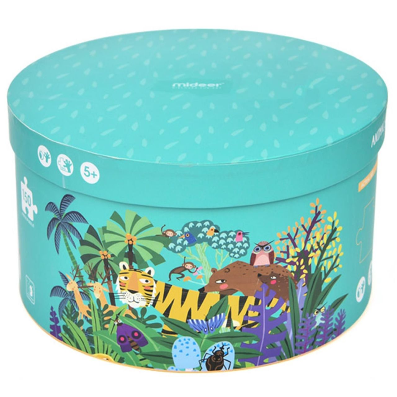 Mideer Animals Around The World Round Puzzle 150pcs