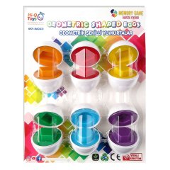Geometrik Şekilli Yumurtalar 6'lı Set
