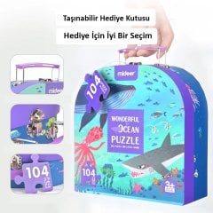 Mideer Wonderful Ocean Puzzle - Harika Okyanus Bulmacalı Kağıt Yapboz