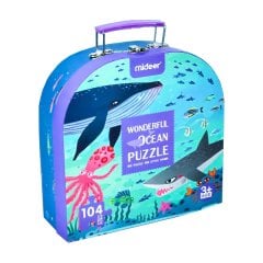 Mideer Wonderful Ocean Puzzle - Harika Okyanus Bulmacalı Kağıt Yapboz