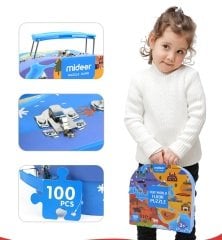 Mideer Our World Floor Puzzle-Dünya Haritası Zemin Bulmacası