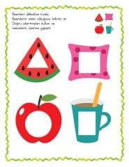 Şekiller - Çıkartmalarla Eğlenceli Öğretici Etkinlikler Serisi