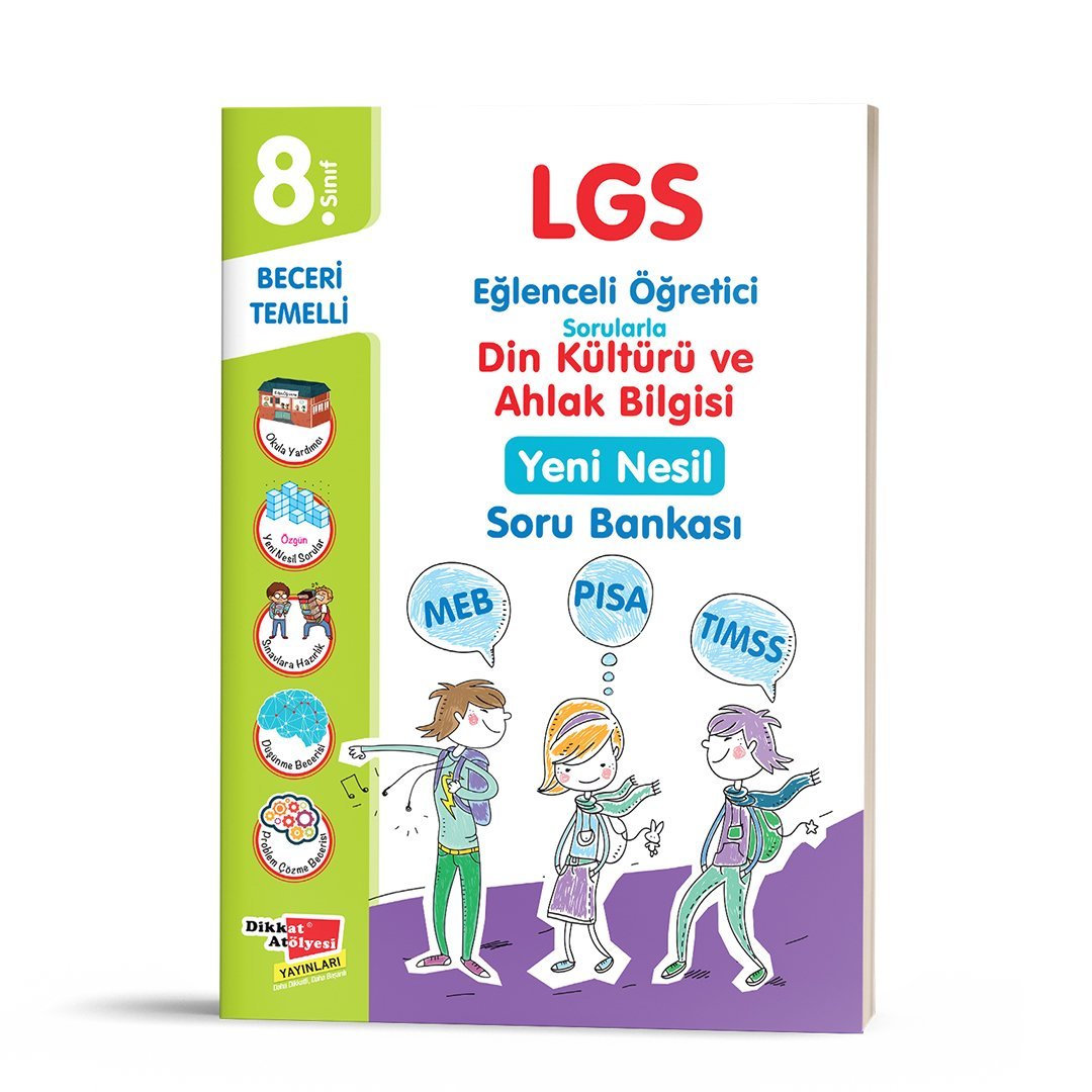 8. Sınıf LGS Din Kültürü ve Ahlak Bilgisi Yeni Nesil Soru Bankası
