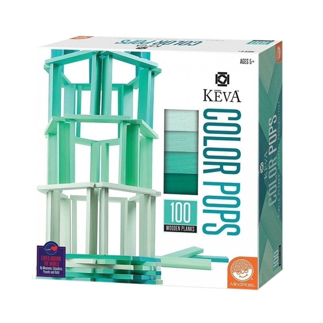 KEVA Color Pops - Teal Deniz Mavisi