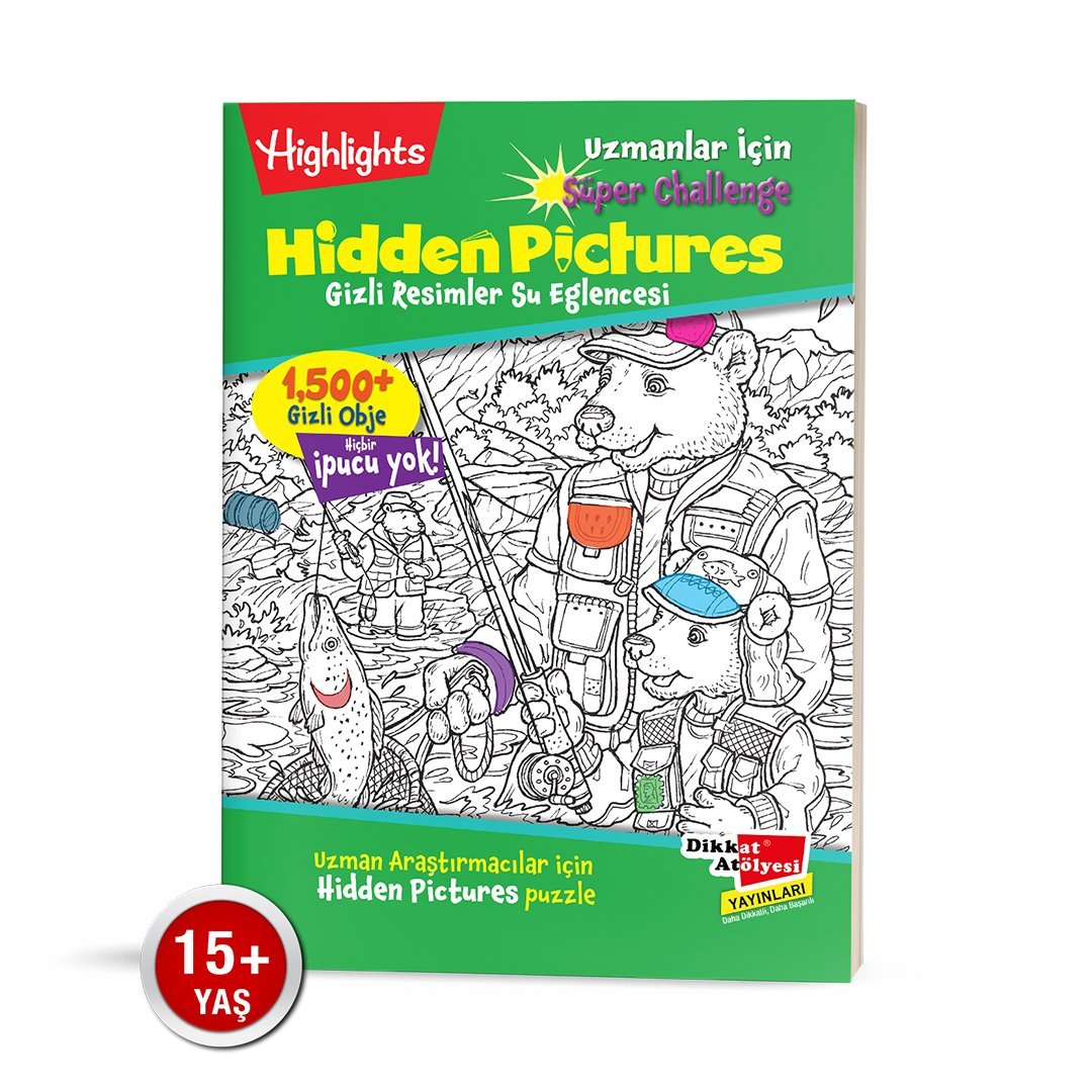 Uzmanlar için Hidden Pictures - Su Eğlencesi Puzzle (Tek Kitap)