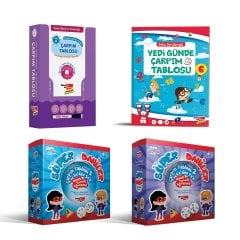 Süper Dahiler Çarpım Tablosu 4 lü Set