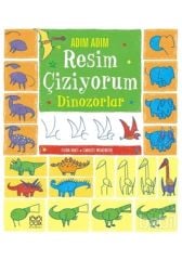Adım Adım resim Çiziyorum - Dinozorlar