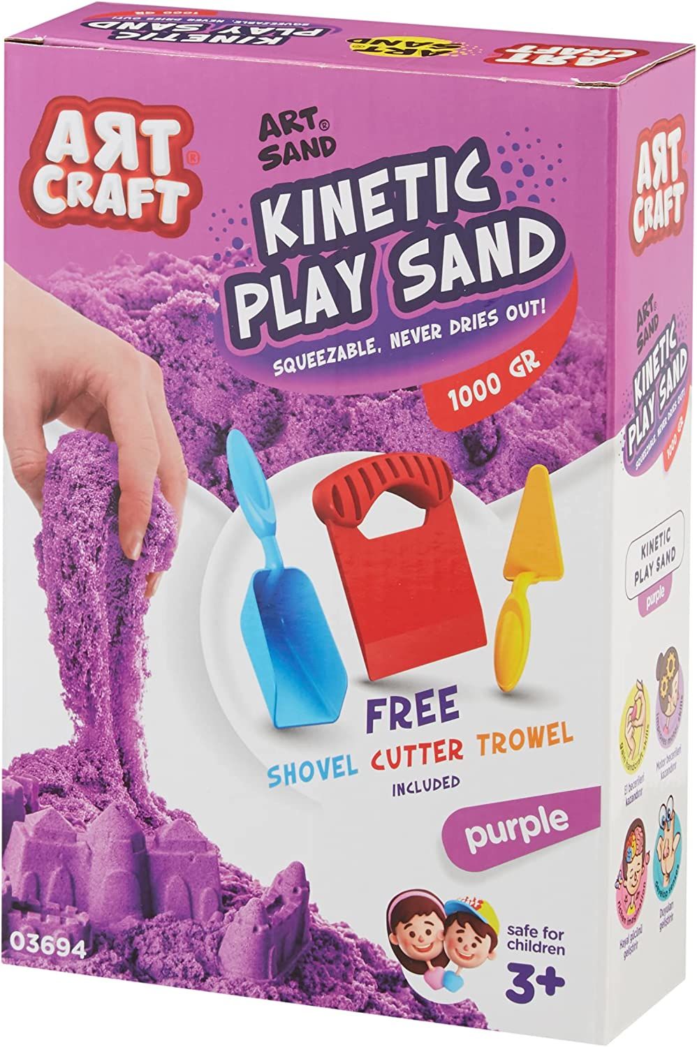 Art Craft Aksesuarlı Kinetik Oyun Kumu