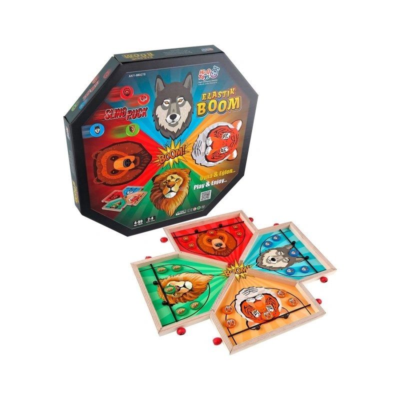 Elastik Boom - Sling Puck Eğlenceli Aile Oyunu