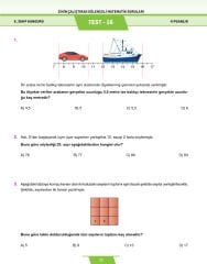 6.Sınıf Zihin Çalıştıran Eğlenceli Kanguru Matematik Soruları