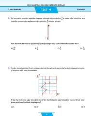 7.Sınıf Zihin Çalıştıran Eğlenceli Kanguru Matematik Soruları