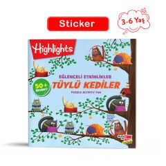 Tüylü Kediler - Sticker Eğlenceli Etkinliklerle Hikayeli Bulmacalar