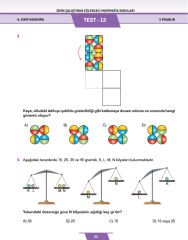4. Sınıf Zihin Çalıştıran Eğlenceli Kanguru Matematik Soruları