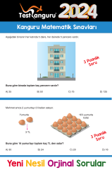 2. Sınıf Zihin Çalıştıran Eğlenceli Kanguru Matematik Soruları