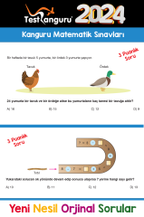2. Sınıf Zihin Çalıştıran Eğlenceli Kanguru Matematik Soruları
