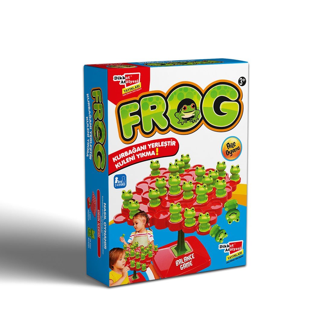 Frog Kurbağa Denge Oyunu - Eğlenceli ve Eğitici Aile Oyunu (3+ Yaş)