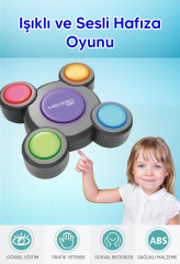 Işıklı ve Renkli Hafıza Oyunu Memory Game G63