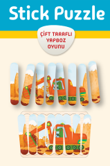 Stick Puzzle Çubuklu Çift Taraflı Yapboz