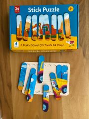 Stick Puzzle Çubuklu Çift Taraflı Yapboz
