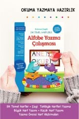 Kılavuz Çizgili Dik Temel Harflerle Alfabe Yazma Çalışması (ÇEK KOPAR ÖZELLİKLİ)