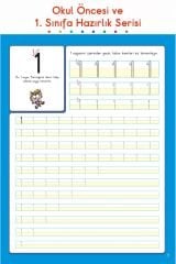 4’lü İlkokula Hazırlık Seti – Matematik, Çizgi, Alfabe, Yazı Defteri
