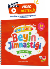 Sağ ve Sol El Beyin Jimnastiği 5-8 Yaş Etkinlik Kitabı